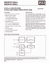 DataSheet IS62WV5128BLL pdf